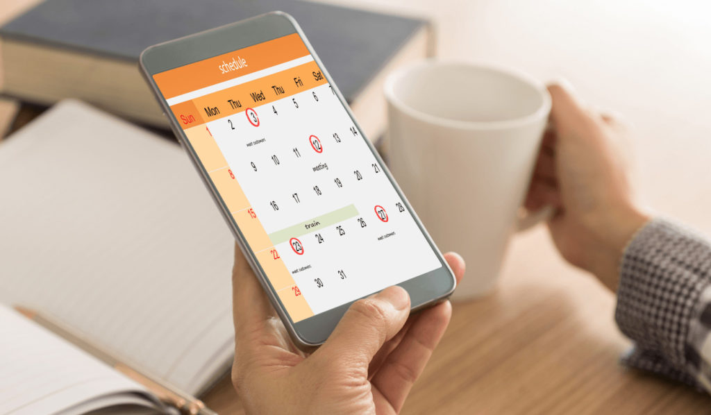 Calendar on Phone